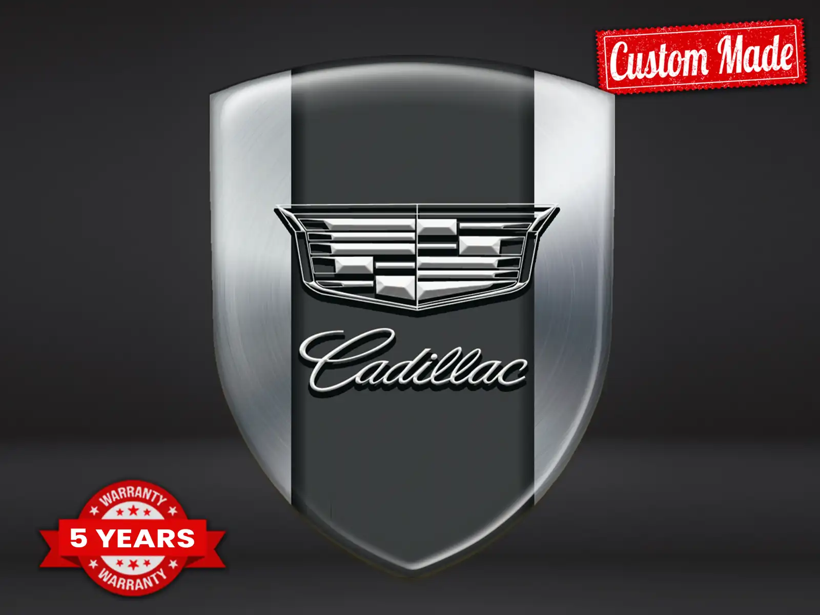 Cadillac Doming Emblem Hochwertig Anpassbar Professionell ST